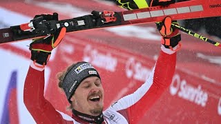 AUDI FIS Ski World Cup  Mens slalom  Adelboden SUI 2nd run Jan 7 2024 weareskiing atomic [upl. by Amat18]