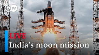 Live India launches rocket for moon mission Chandrayaan 3  DW News [upl. by Nitaf]