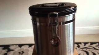 Customer review of the new Coffee Gator Canister [upl. by Adeehsar]