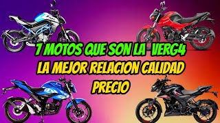 7 MOTOS URBANAS CON LA MEJOR RELACION CALIDAD PRECIO [upl. by Rahr304]