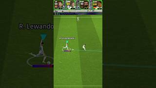 Rising Shot Challenge Lewandowski Kroos Salah Musiala efootball2024 pes efootball gaming [upl. by Adnesor]