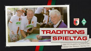 Traditionsspieltag  FCA feiert die Helden der Süddeutschen Meisterschaft 1974 [upl. by Sidras]