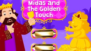 quotMidas and The Golden Touchquot🪙Classic bedtime story📚Moral short story in English📖 Kidloland📚Folktale [upl. by Gnahk]