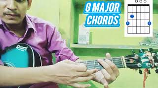 G major। guitar chords। how to easy paly guide idea 22 [upl. by Kired]