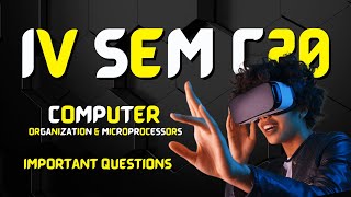 Diploma IV Sem Important Questions  Computer Organisation and microprocessors  Diploma C20 [upl. by Evilc]