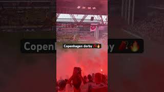 FCK BRØNDBY DERBY 🧨  Half time pyro show by FC Copenhagen fans against Brøndby IF [upl. by Auod776]