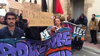 Le slogan des étudiants de la faculté de droit de Montpellier [upl. by Naleek]