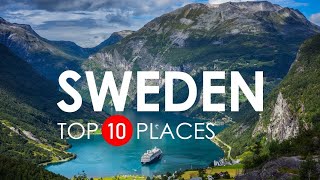 Top 10 Beautiful Places to Visit in Sweden  Sweden Travel Video [upl. by Nayek]