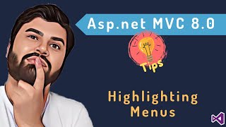 Make the menu highlighted on selection  Aspnet MVC 80 [upl. by Dirk]