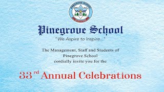 Pinegrove School Dharampur  33rd Annual Celebrations 2024  Starlit Bonanza [upl. by Isidora477]