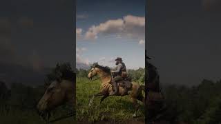 Beautiful golden Turkoman horse Red Dead Redemption 2 🐴🌵🌟 shorts rdr2 [upl. by Bethezel]