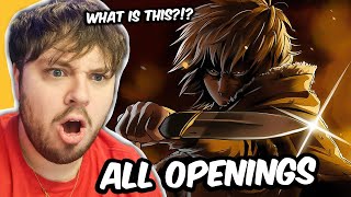 I Have No Enemies First Time Reaction To Vinland Saga Openings 14 [upl. by Marylin]