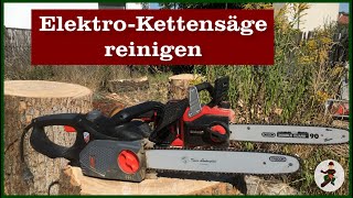 Elektro Kettensäge reinigen [upl. by Orianna]