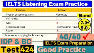 IELTS Listening Practice Test 2024 with Answers Real Exam  424 [upl. by Ursi]