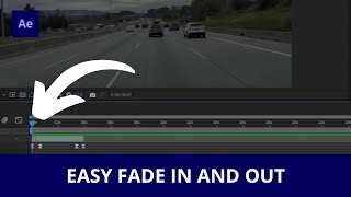 How to ADD FADE IN and FADE OUT in After Effects [upl. by Aruat]