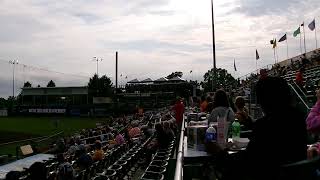 Maynard zipline to start Madison mallards baseball game [upl. by Vala]