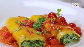 Cannelloni of Spinach  Great Chefs Great Recipes  Chef Manish Sharma  FoodFood [upl. by Anasor]