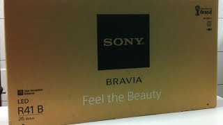 Sony Bravia 28inch LED TV Series R412B Unboxing INDIA [upl. by Happ997]