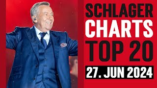 Schlager Charts Top 20  27 Juni 2024 [upl. by Hsan]