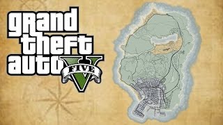 GTA 5 Easter Eggs  SECRET TREASURE MAP FORTUNE FINDER IN GTA 5 [upl. by Cnahc]