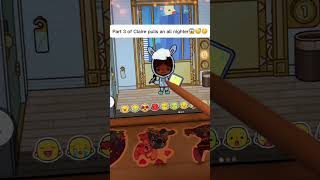 CLAIRE PULLS AN ALL NIGHTER😱😴🤫WITH VOICE toca boca roleplay [upl. by Clim]