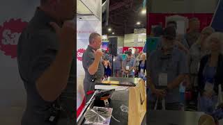 SawStop demo at 2024 IWF [upl. by Luapnhoj283]