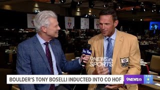 Boulder native Tony Boselli shares how special it is to be inducted into the Colorado Sports Hall of [upl. by Maren]