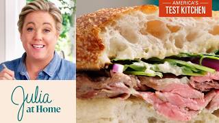 BestEver Grilled Steak Sandwiches  Julia At Home S4 E2 [upl. by Metzgar]