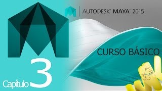 Autodesk Maya 2015 Tutorial modos de vista y paneles Curso básico español cap 3 [upl. by Per]