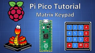 Raspberry Pi Pico Tutorial  4x4 Matrix Keypad  MicroPython [upl. by Mouldon]