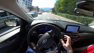 2023 Ford Kuga Hybrid  25 Duratec eCVT 190 hp  POV Test Drive [upl. by Dilks]