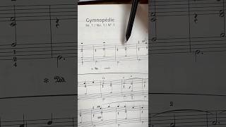 eriksatie gymnopedie gymnopedieno1 pianosheet partition solfege coursdepiano [upl. by Desai]