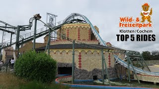 Top 5 Rides at Wildund Freizeitpark Klotten Review [upl. by Wildermuth]