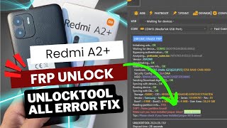 Redmi A2 SGPT Non partition found error Fix✅ unlocktool make sure [upl. by Annail]