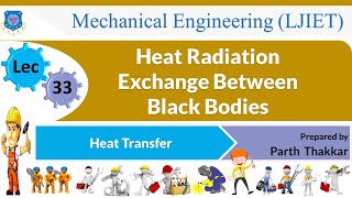 L 33 Heat Radiation Exchange Between Black Bodies  Heat Transfer  Mechanical [upl. by Hermione]