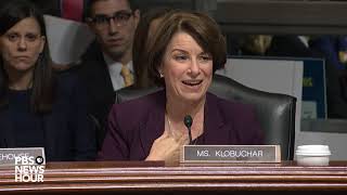 What are you hiding Klobuchar says GOP is afraid of FBI probe into Kavanaugh allegation [upl. by Perloff942]