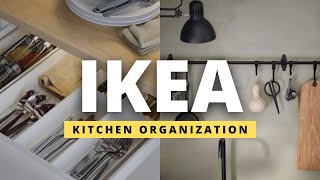 Best IKEA Kitchen Organization Products  IDEAS FOR SMALL KITCHENS shop with me [upl. by Llennhoj924]