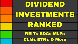 Ranking the Best Types of Dividend Stock Investments [upl. by Kleon]