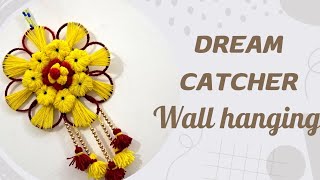 Dream Catcher Wall Hanging  How to chorchet a dream catcher  Handmade Dream catcher [upl. by Ecinhoj]