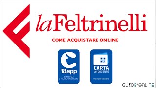 Come acquistare libri online da Feltrinelli con 18app e Bonus Docente [upl. by Rebmeced]