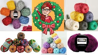 Herrschners Holiday Haul christmas holidayseason haul yarncommunity crochetknitting [upl. by Auqkinahs]