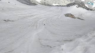 Glissading down Gannett Peak glacier  Tom [upl. by Hairas918]