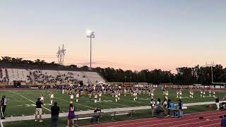 Hahnville High School Marching Band Pregame 92724 [upl. by Eisso]