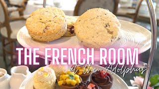 The French Room MINIVLOG ♥ Afternoon tea at The Adolphus Hotel in Dallas TX [upl. by Netsuj]