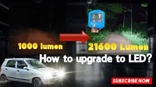 how to install the LED headlight for car  NAOEVO LED Headlight  MR Bull [upl. by Karlotte]