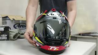 Arai Helmet RX7V Evo Isle Of Man TT 2023 Limited Edition Unboxing [upl. by Johns]