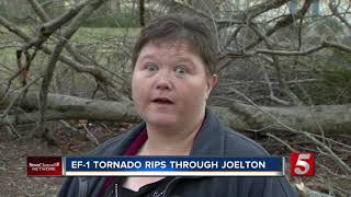 EF1 Tornado Rips Through Joelton [upl. by Dich]