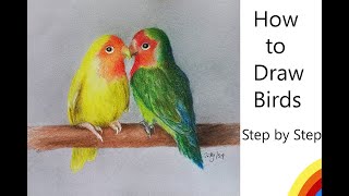 How to draw birds [upl. by Ashil]