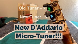 DAddario Micro Tuner Thoughts and Review Classical Guitar [upl. by Repsaj]