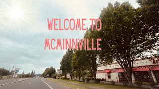 McMINNVILLE OREGON DRIVING TOUR [upl. by Ernst175]